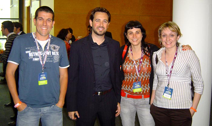 SMX 2008 con Rand Fishkin, Elisa y Carmen